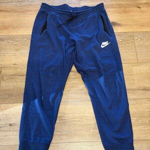 Nike Men Blue Jogger Pants